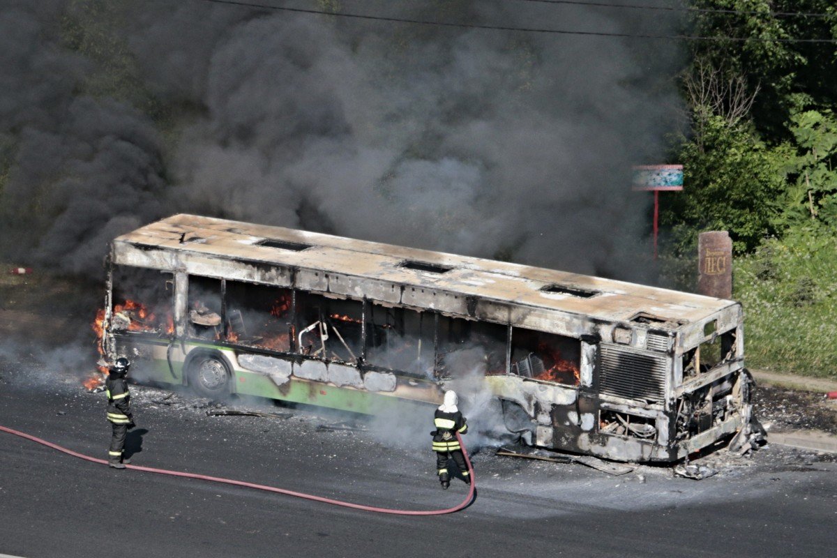 Пожар автобуса на Варшавском шоссе (6) - Николай Ефремов