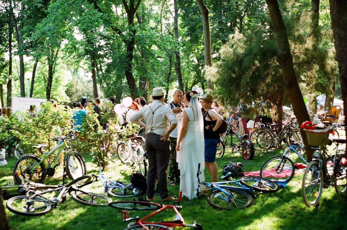 Велосипедная ретро свадьба - Дарья Карпова