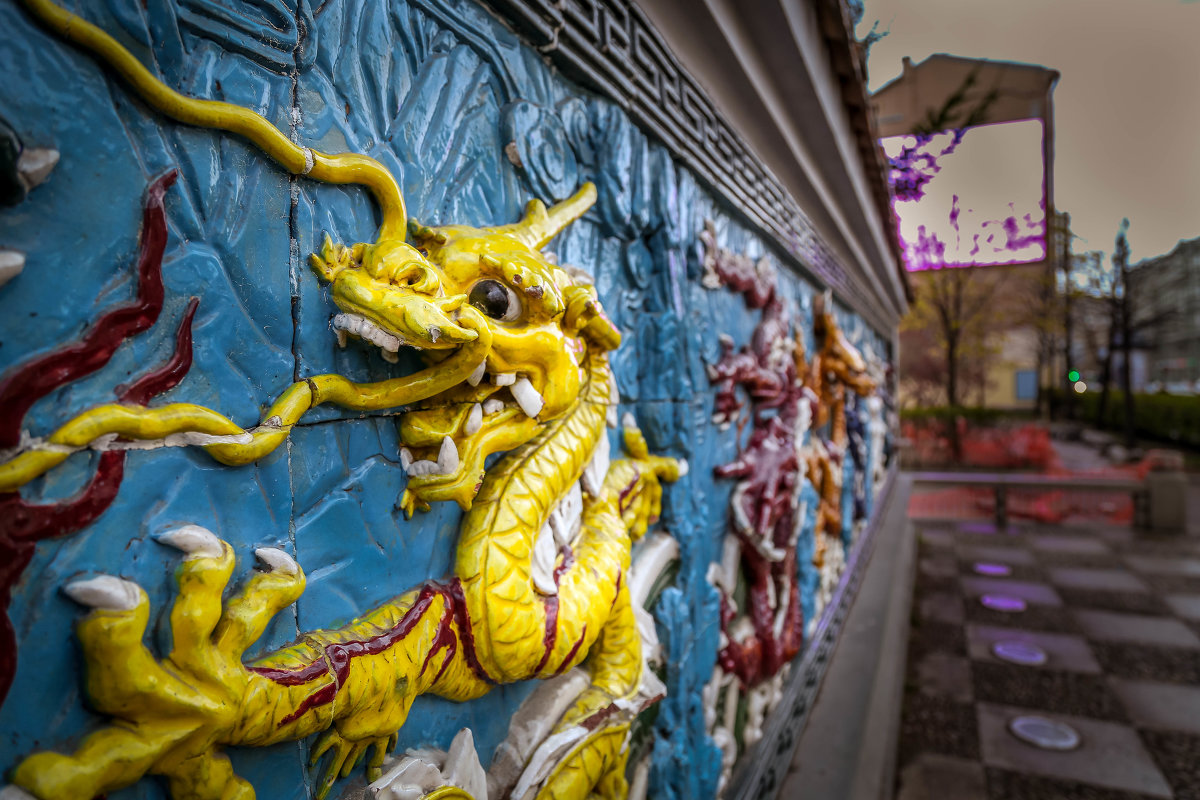 Стена девяти Драконов на Литейном проспекте - Катерина L.A.