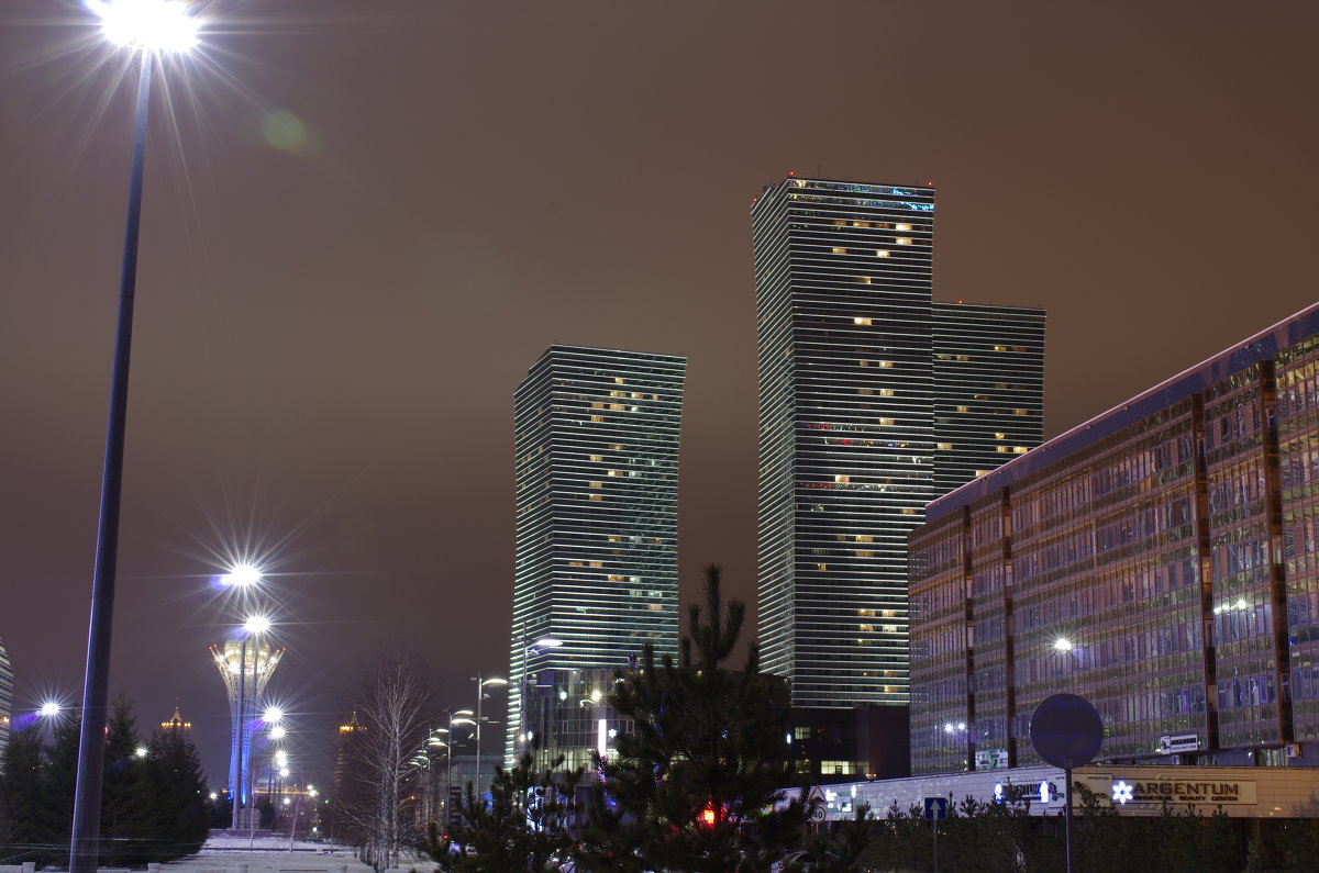 Ночная Астана. - Алтай И.