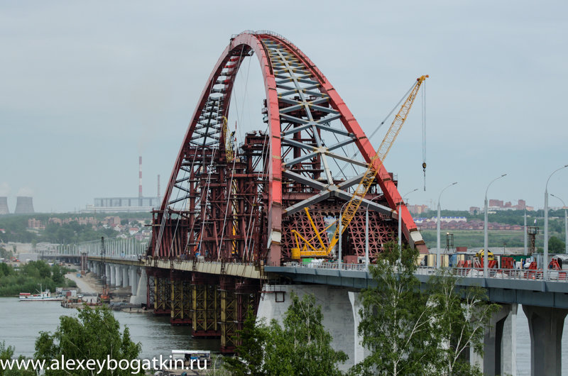 Бугринский мост в Новосибирске - Alexey Bogatkin