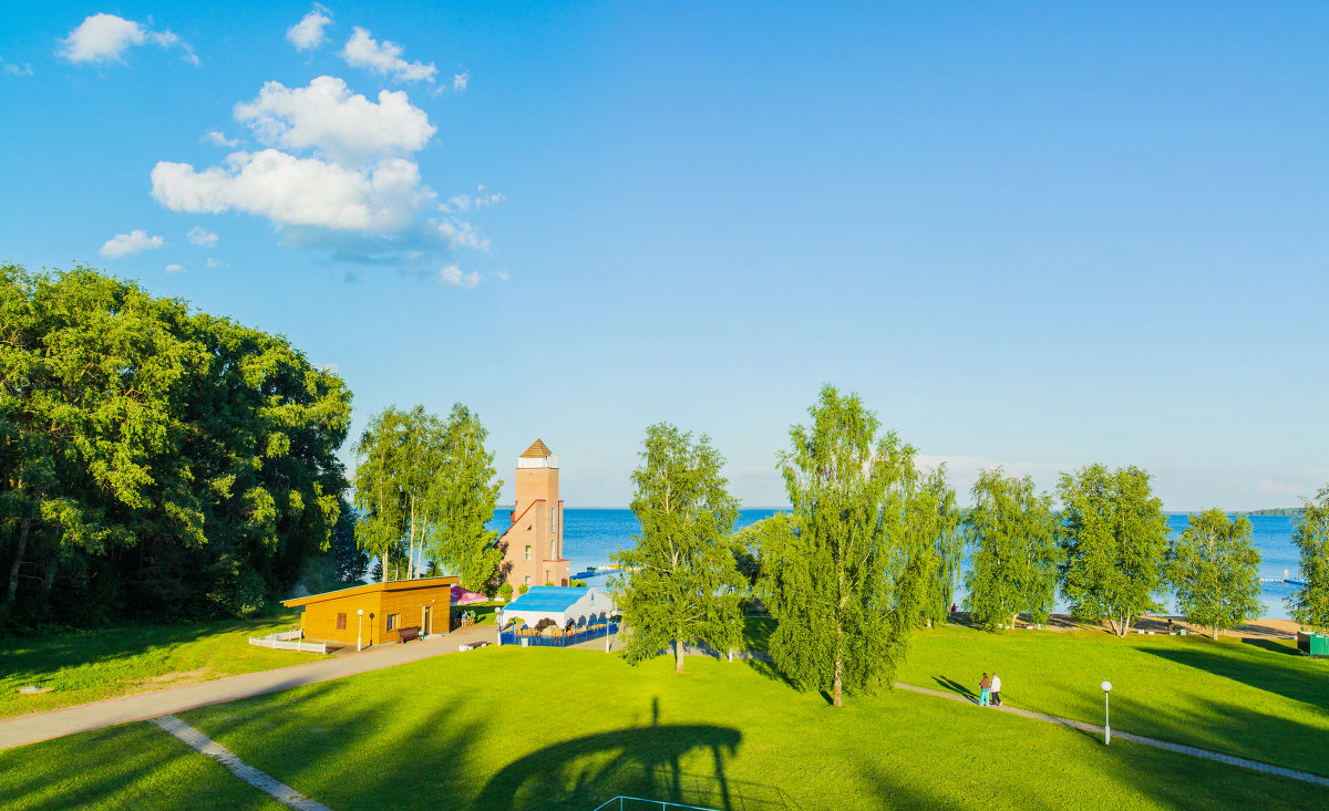 Белоруссия. Вид на озеро Нарочь в районе санатория "Приозерный" - Иван Пшеничный