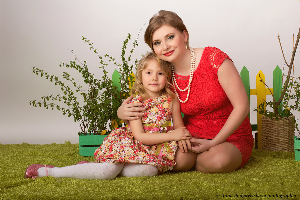 мама и дочь - Anna Podgayetskaya