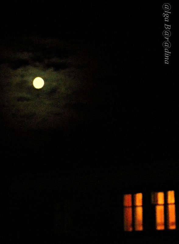 Луна в окно! Усталый свет, седой.... - @льга Б@р@дина