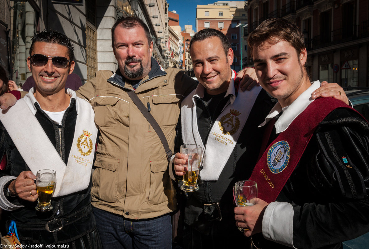 С испанскими друзьями на праздник в Мадриде - Дмитрий Садов