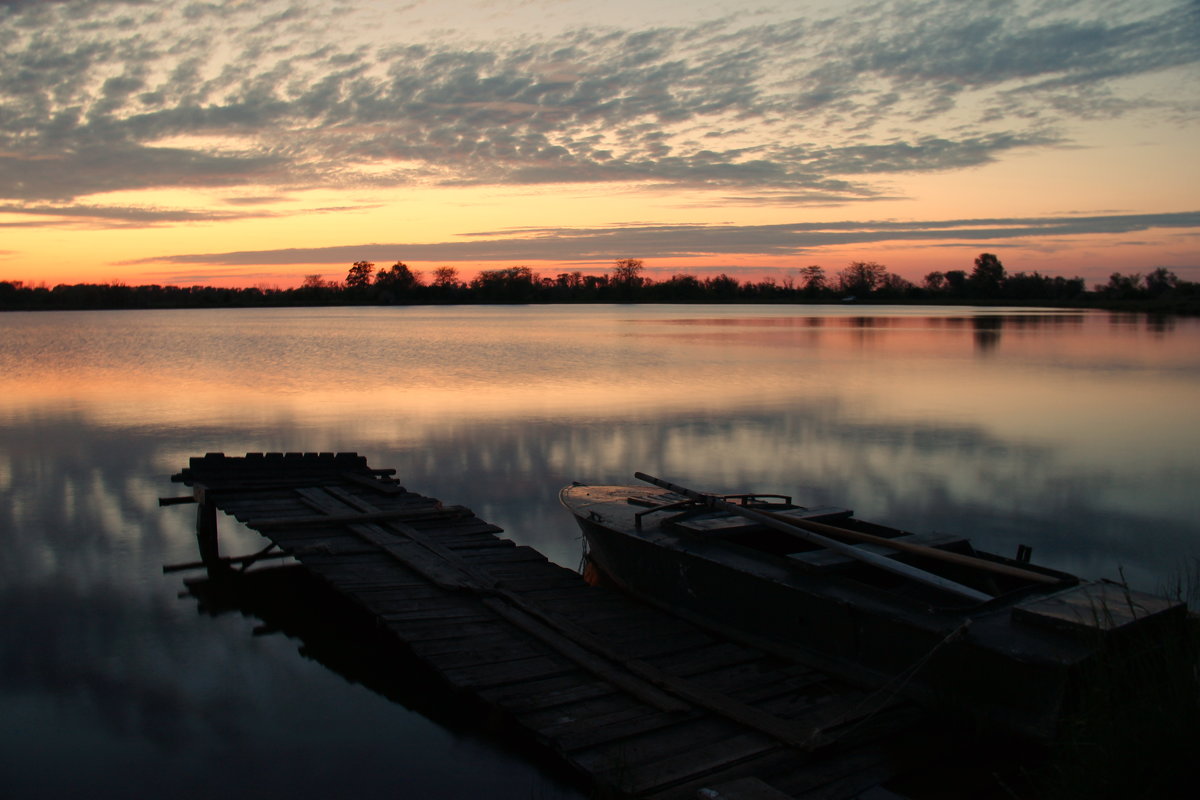 Закат на озере - Andrey Panoff