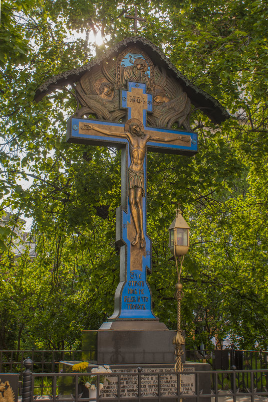 Крест в Новоспасском мужском монастыре - Сергей Sahoganin