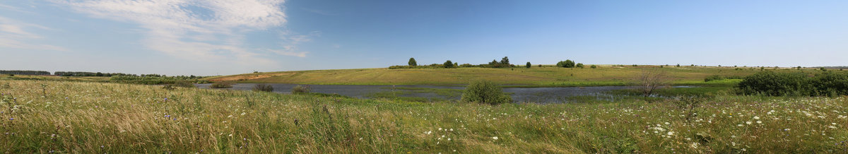 Панорама озера в деревне Гати - Андрей Кузнецов