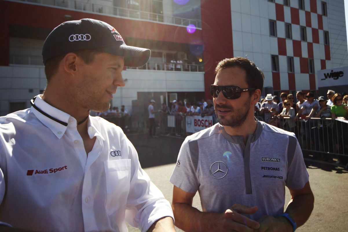 Mattias Ekström и Augusto Farfus, ДТМ 2014, MoscoRaceway - Sergey Vedyashkin