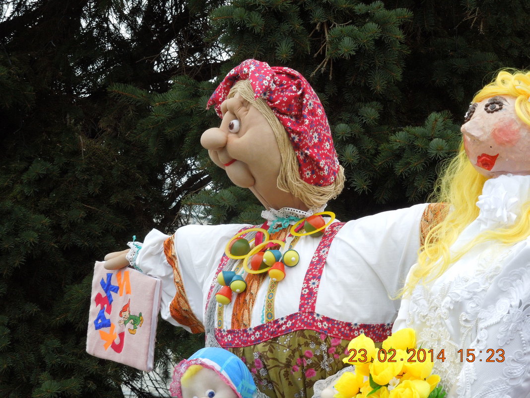 Конкурс масленичных кукол в Ярославле. - Ираида Мишурко