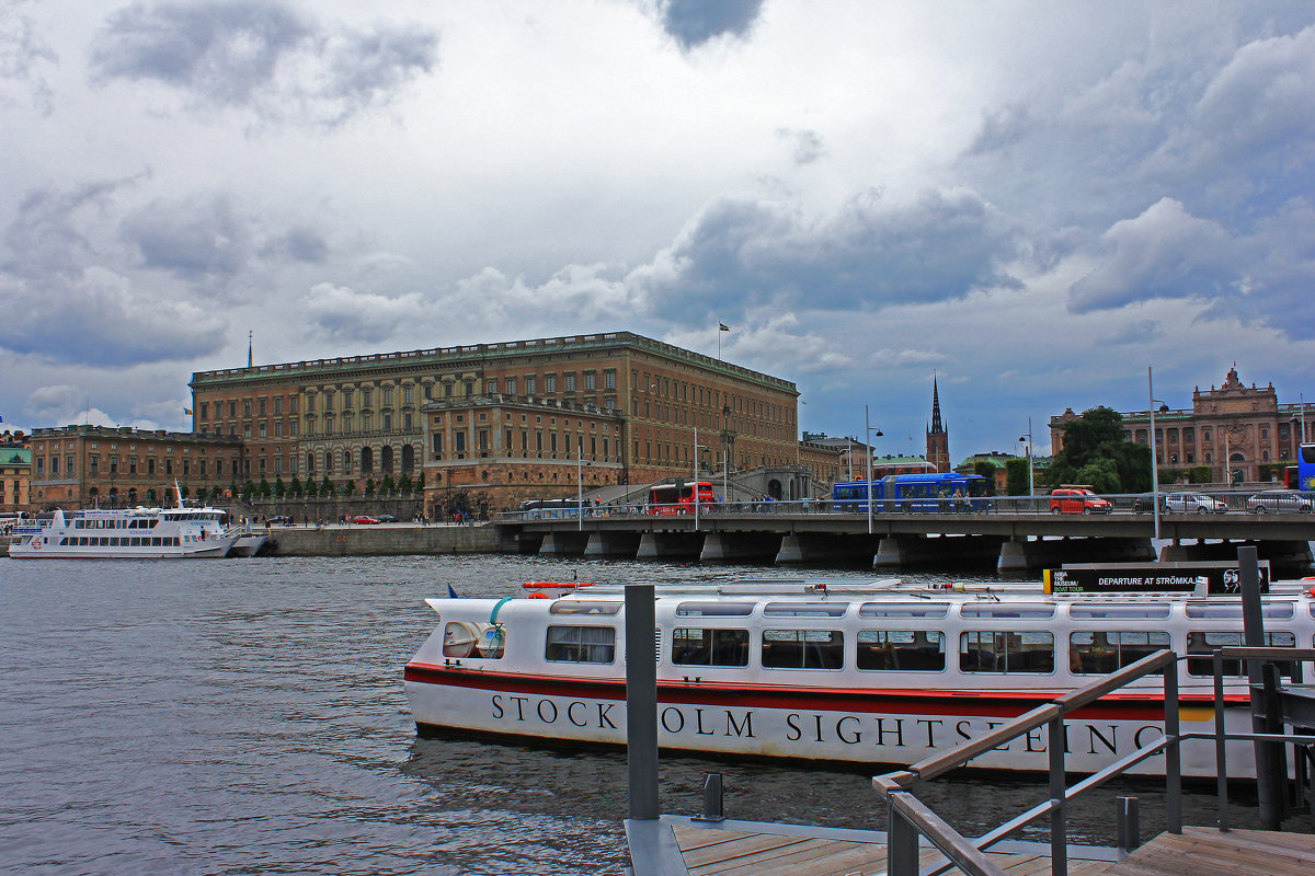 Вид на Королевский Дворец.(Стокгольм) - Александр Лейкум