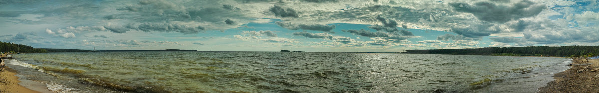 Панорама Обского моря. 17 июля 2014г. Sigma DP2 Merrill - Vadim Piottukh 