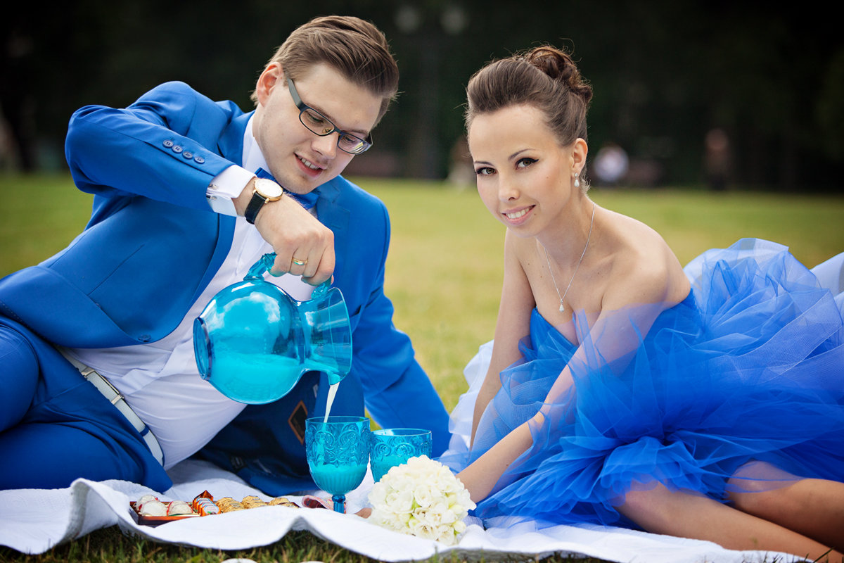 Сине-белая свадьба :) - Ольга Блинова