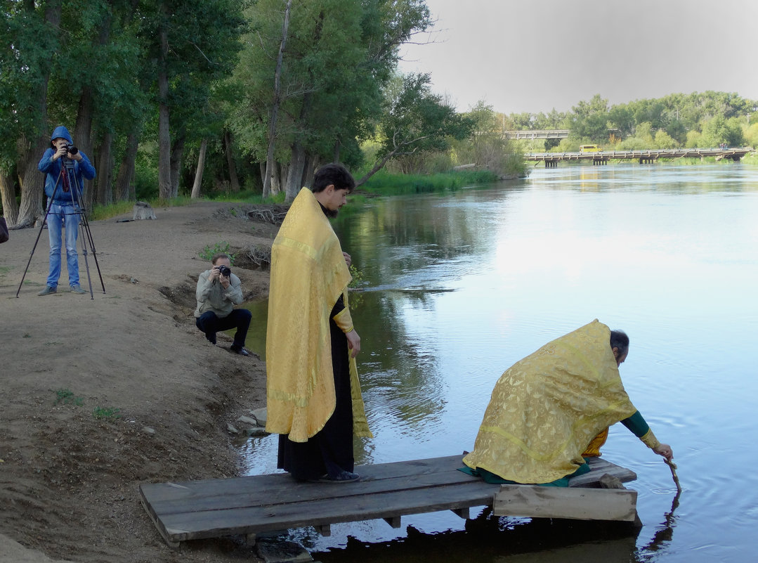 освящение воды в реке - Юлия Мошкова 