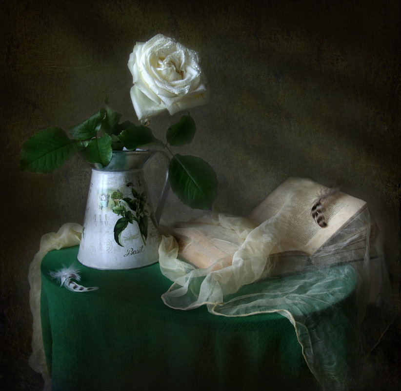 О белой розе... - lady-viola2014 -