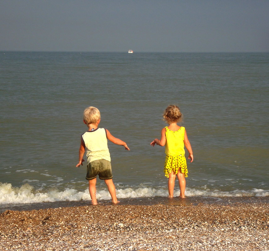 Море и дети - ludmila 
