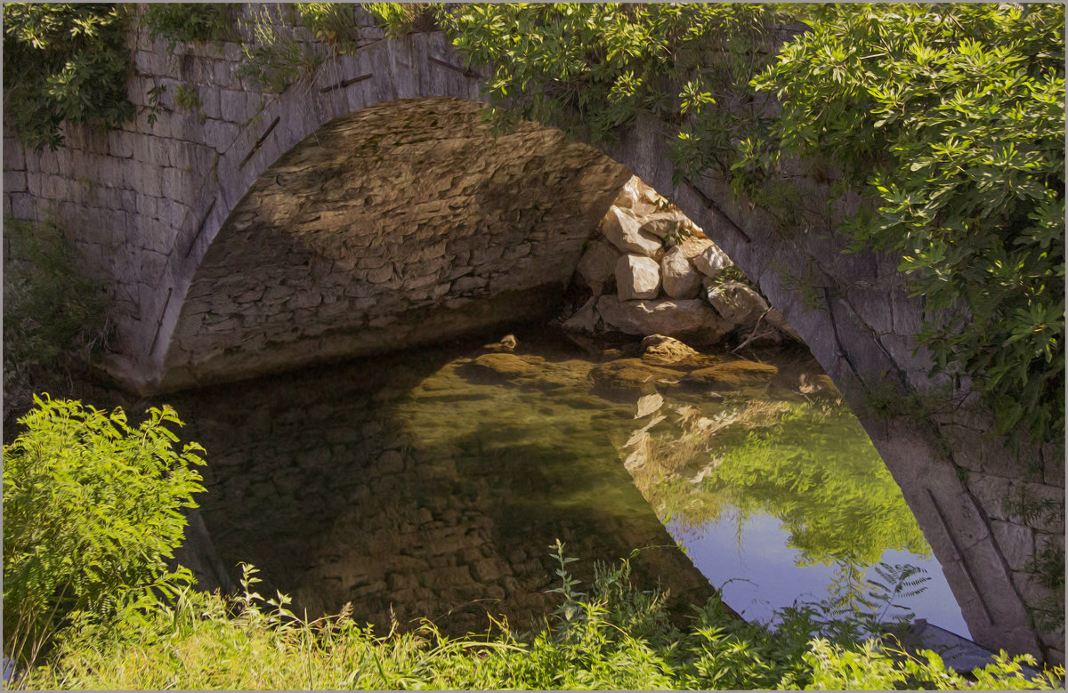 Живописный мостик в местечке Вирпазар (Черногория) - Елена Belika