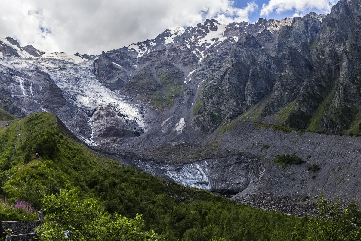 Цейский ледник Северная Осетия