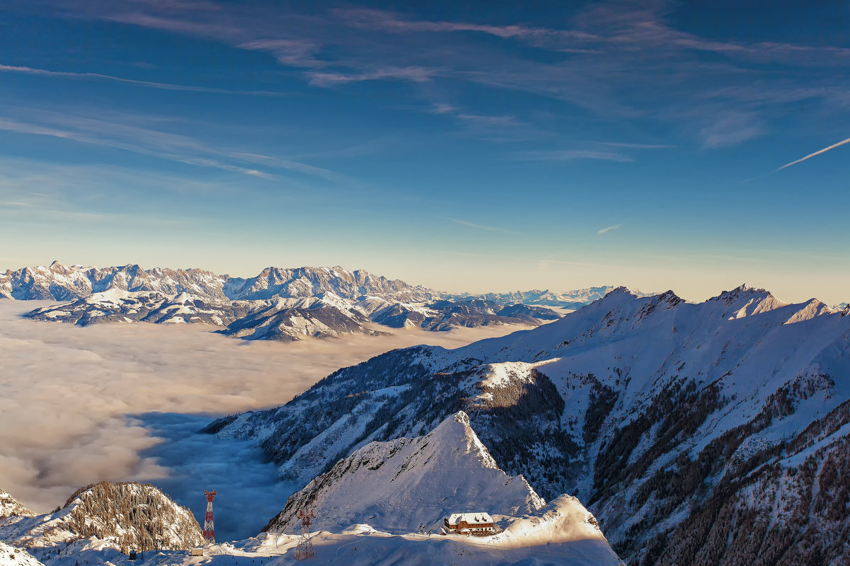Австрия... ледник Китцштайнхорн – находящийся на высоте 3203 метров... - Александр Вивчарик