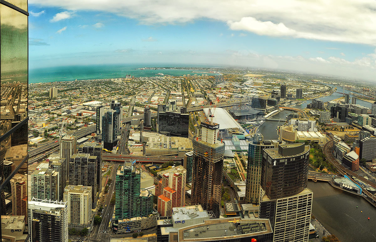 Мельбурн с 88 этажа башни "Эврика" - Зоя Авенировна Куренкова