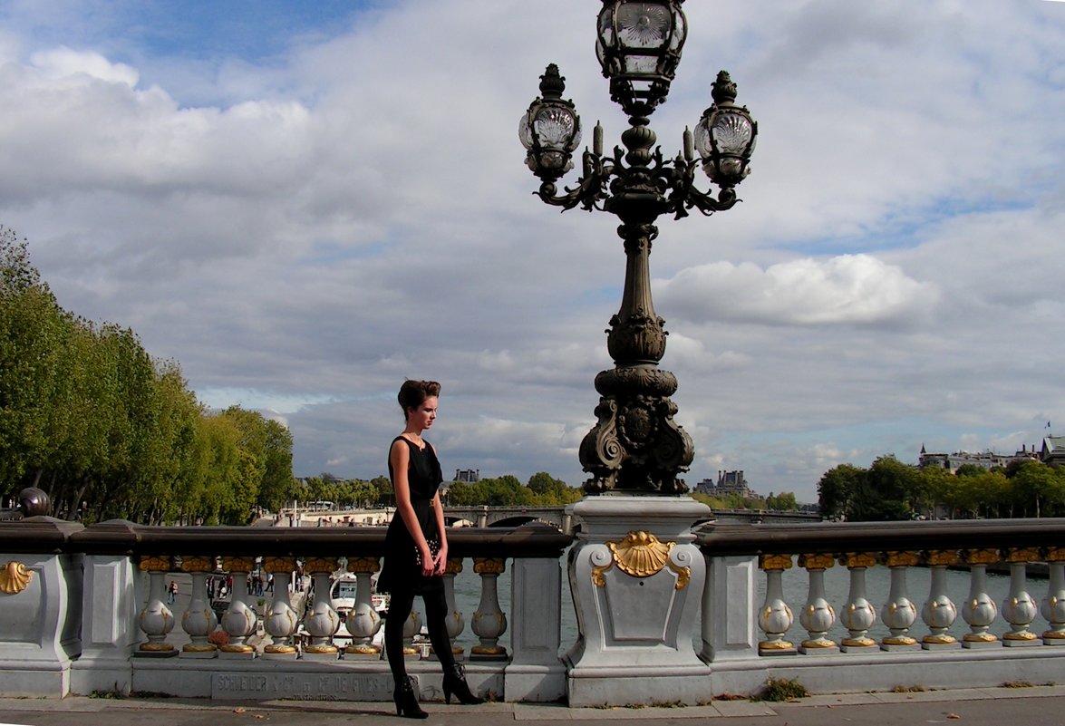 Фотосессия на мосту Александра III - Елена Даньшина