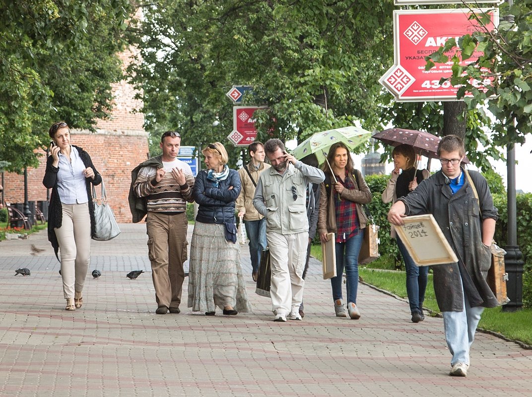 Будущий великий художник Зайцев возвращается с пленера. - Margarita Shrayner