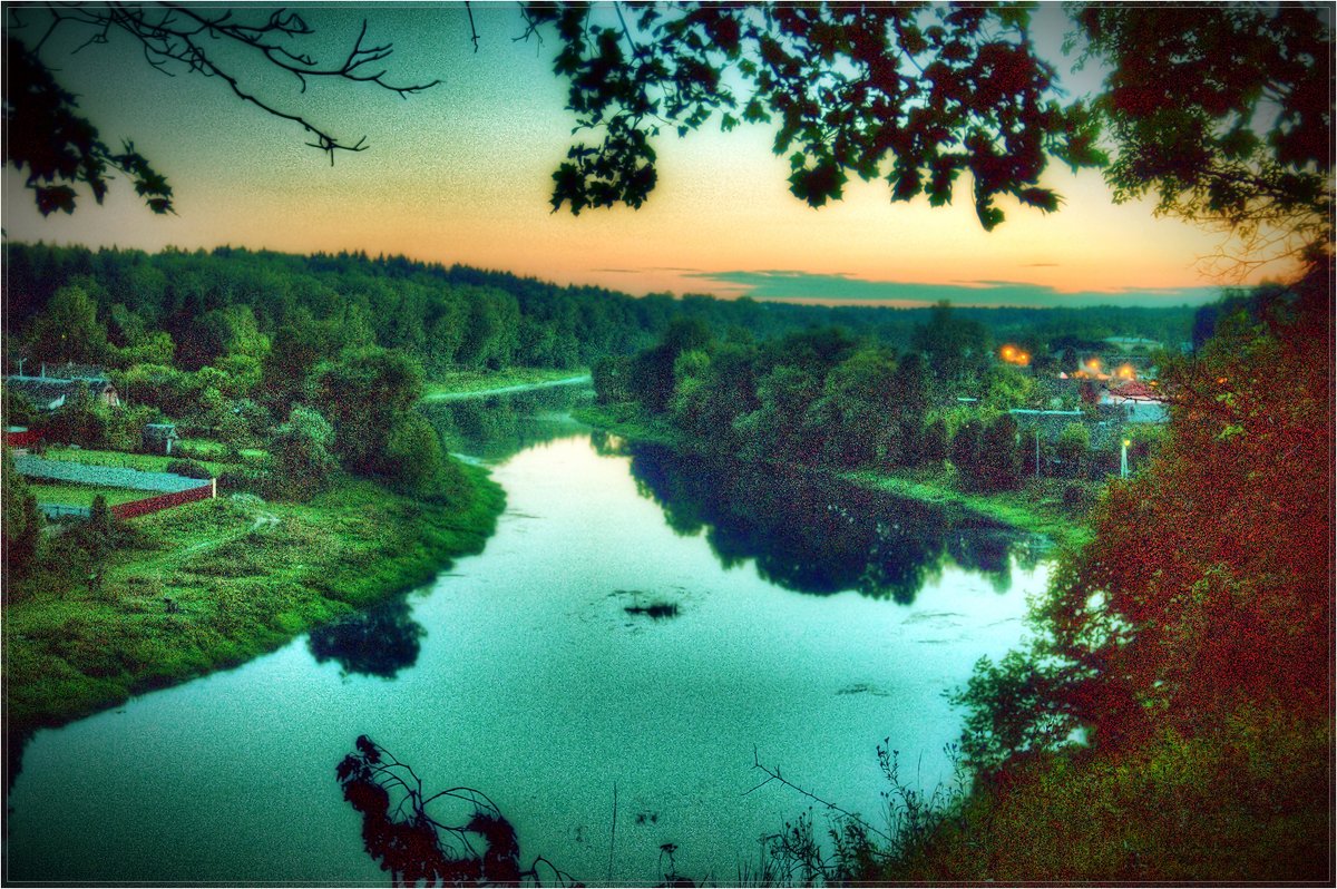 река Руза,на закате - Андрей Куприянов