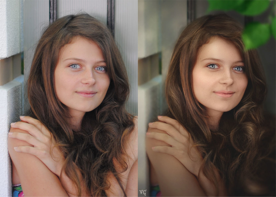просто девушка (до и после) - Veronika G