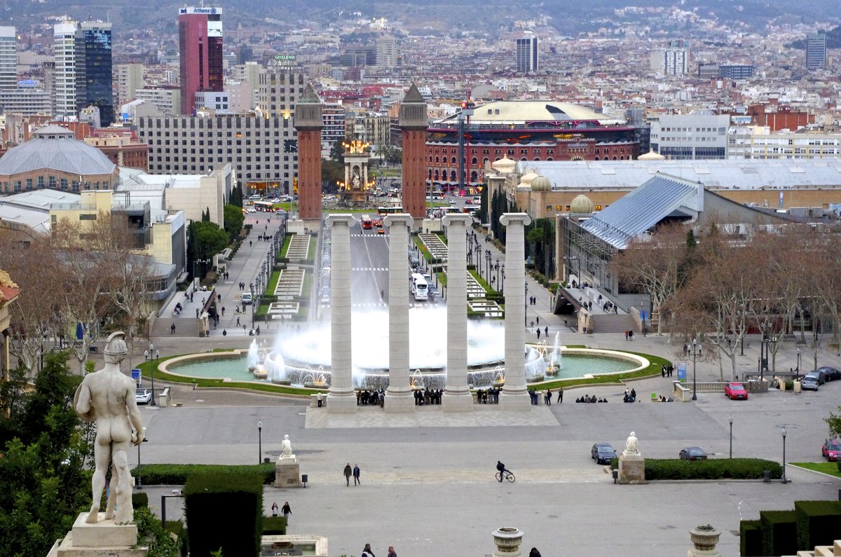 The view over Barcelona from Montjuïc - Olga Rzyanina