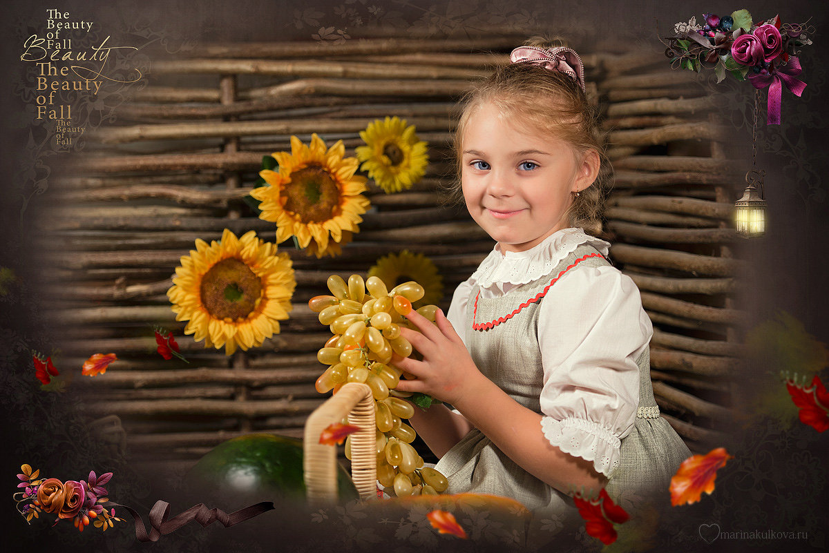 Осенняя открытка - Марина Кулькова