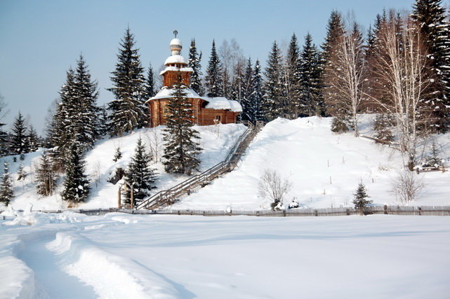 Часовня зимой - Александр Рождественский