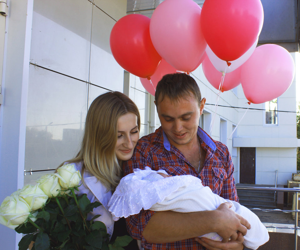 Андрей, Татьяна и их прекрасная дочь Полина - Ксения Казимирова
