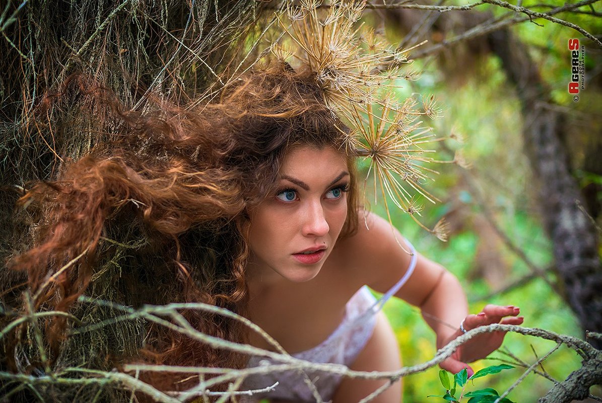 Girl in forest - Сергей Радин