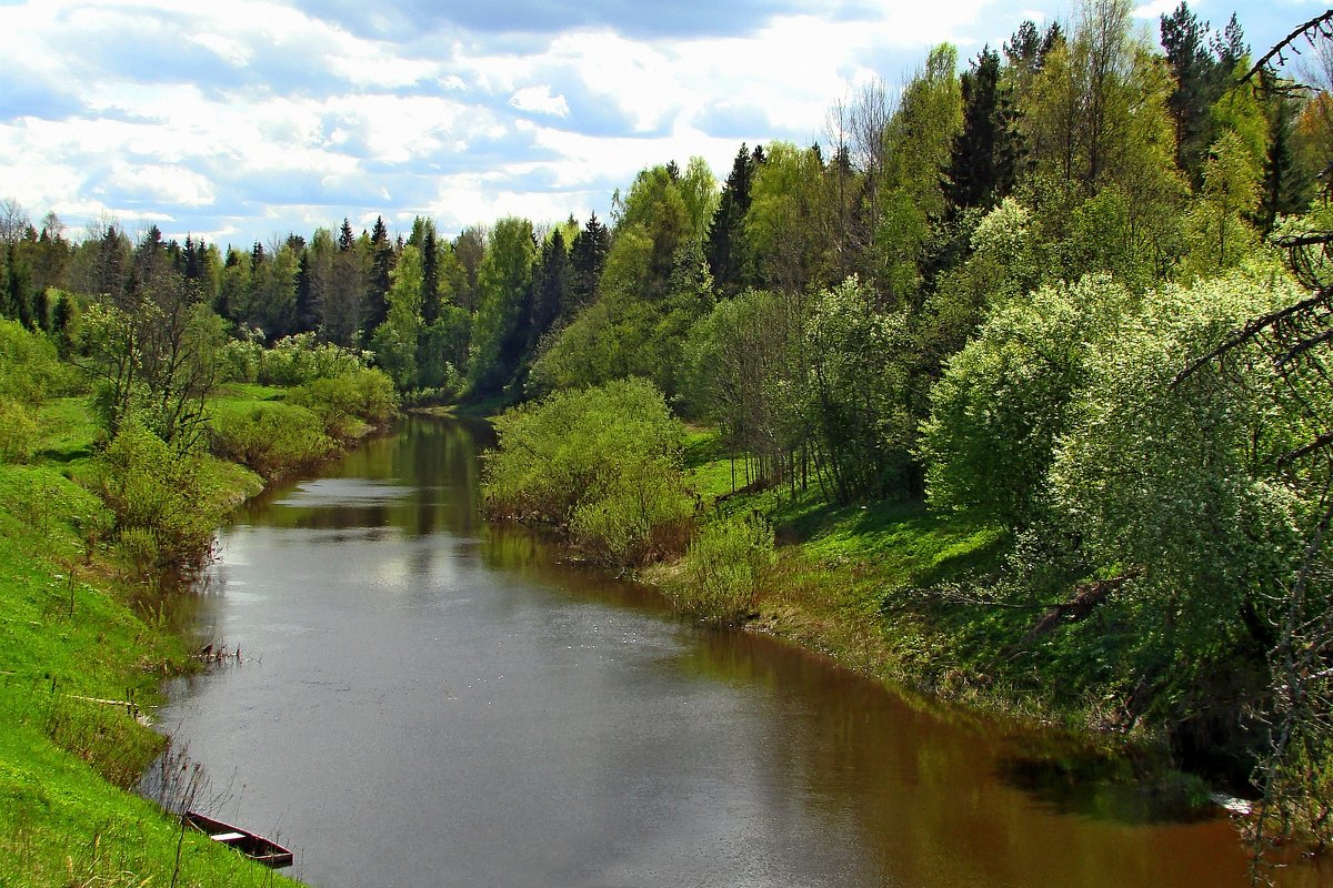 Река комела карта