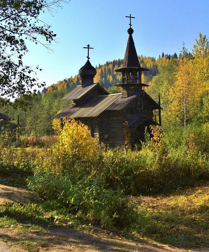 Деревянная церковь - Евгения Корнилкова