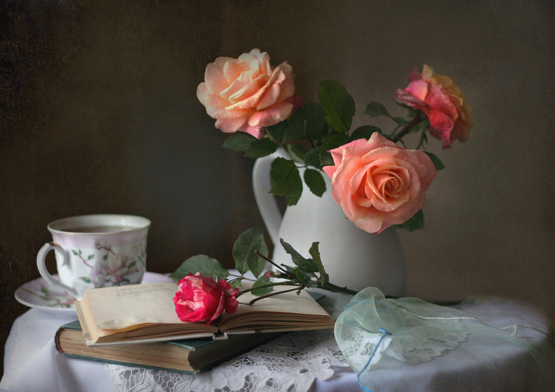 Этюд с замерзшими розами... - lady-viola2014 -