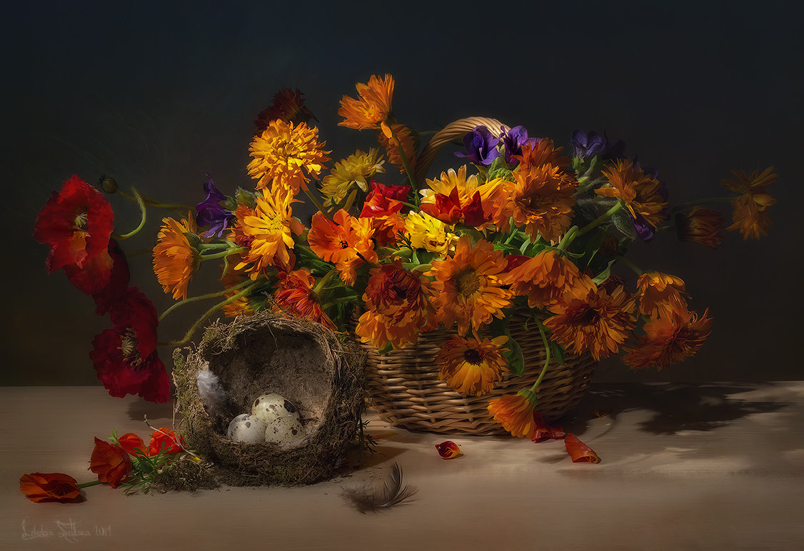 С цветами и гнездом - Светлана Л.