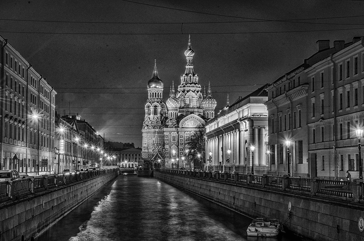 Канал Грибоедова ночью - Владимир Горубин