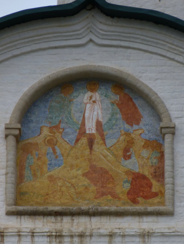 Фреска  южного  фасада  Спасо-Преображенского собора - Galina Leskova