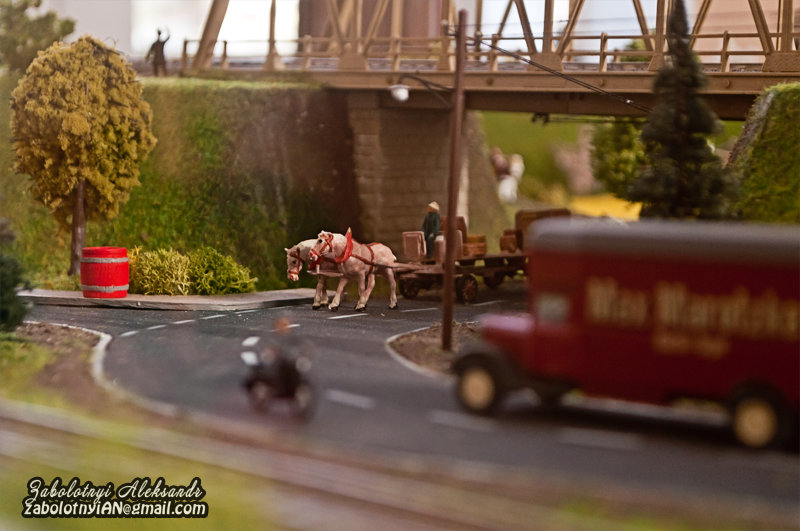 макет города на детской железной дороге - Aleksandr Zabolotnyi