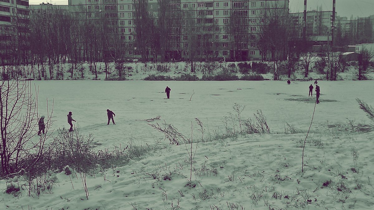 Зима на озере - Blacklion 