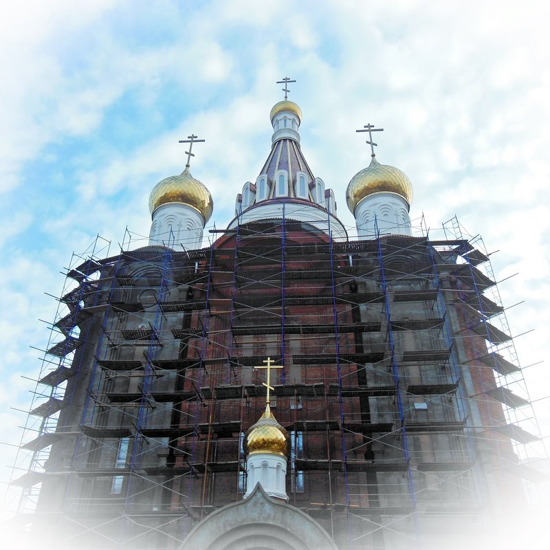 Строительство Храма. Леса - Елена Федотова