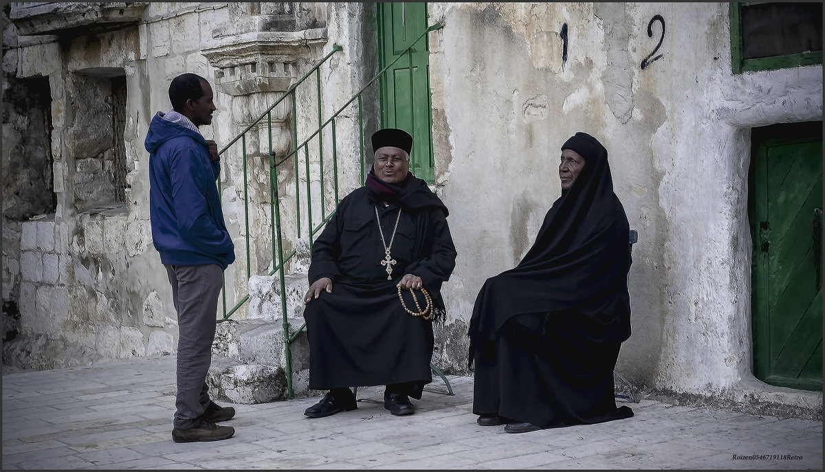 В Эфиопском монастыре«Израиль, всё о религии...» - Shmual & Vika Retro