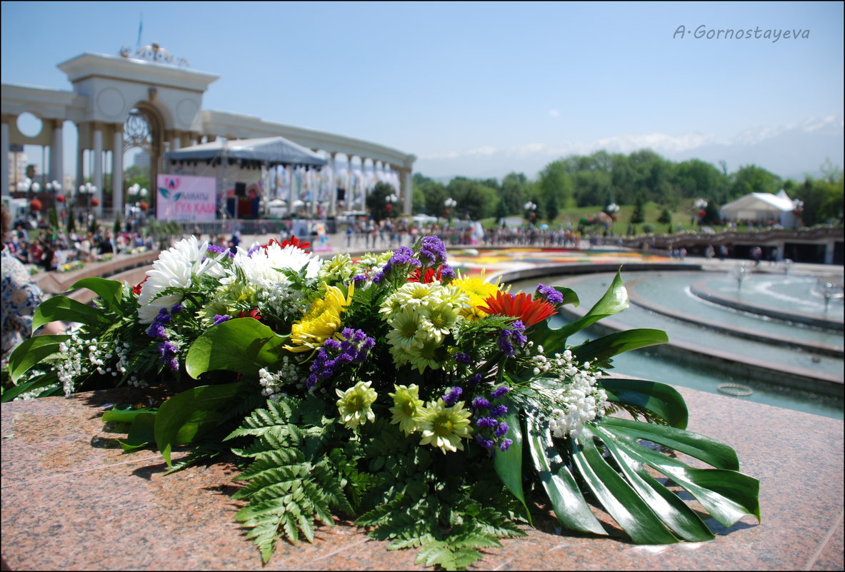 IV-й  фестиваль цветов в Алматы. - Anna Gornostayeva