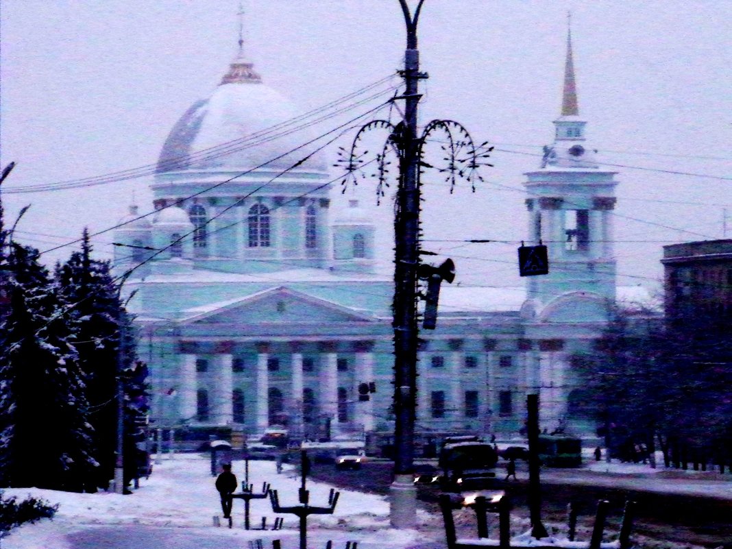Знаменский собор в г Курске зимой - Анатолий Бугаев