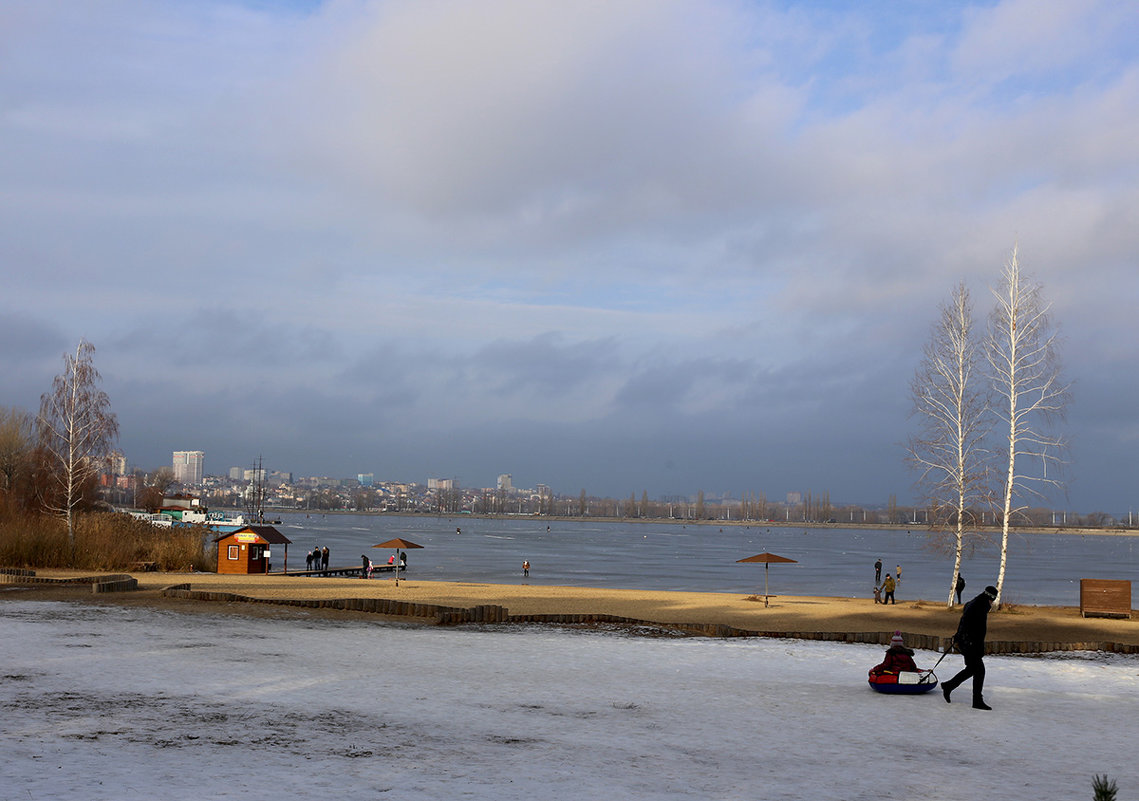 Городской пейзаж - Елена Ахромеева