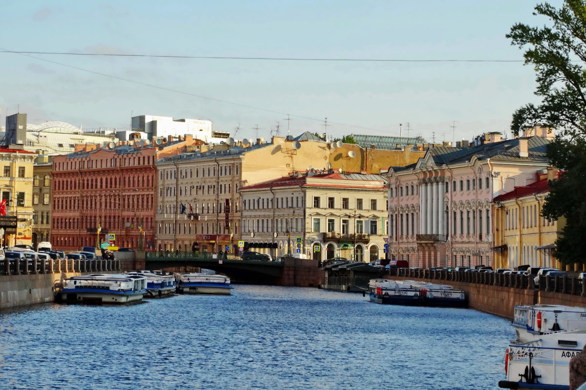 Река Мойка.Зелёный мост. - Владимир Гилясев