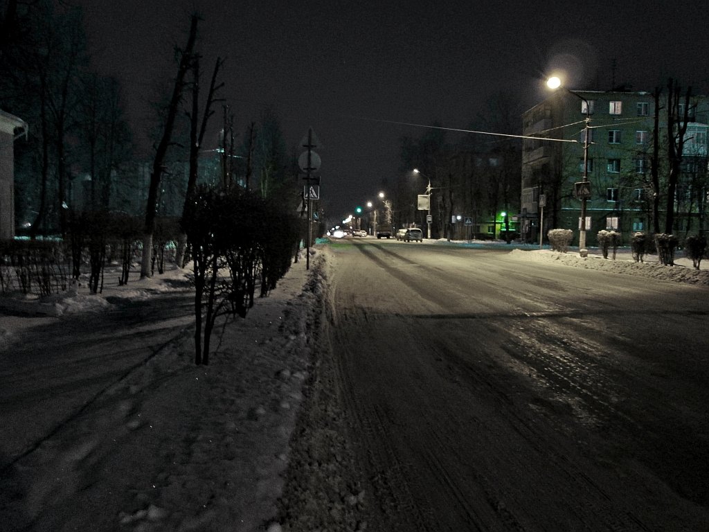 Зима, вечер, мороз. - Sergey Serebrykov