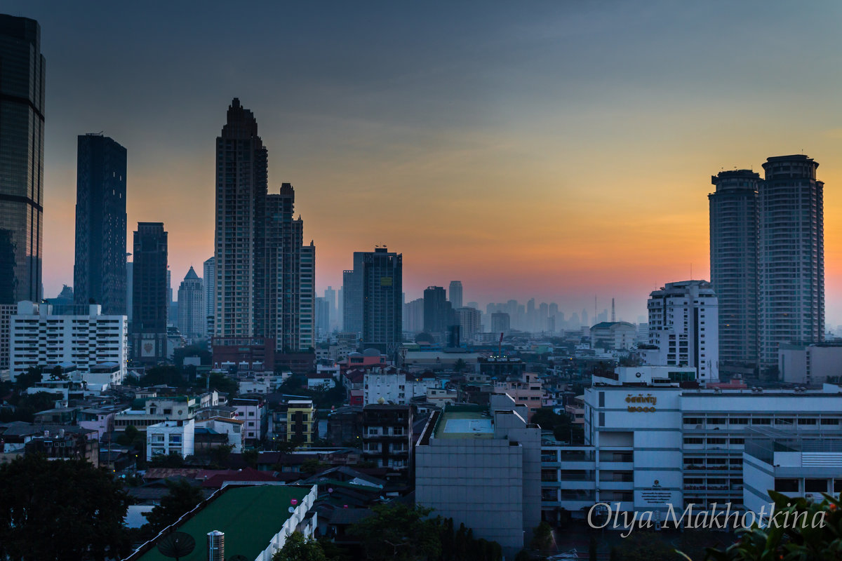 Восход над Бангкоком 1 - Olya 