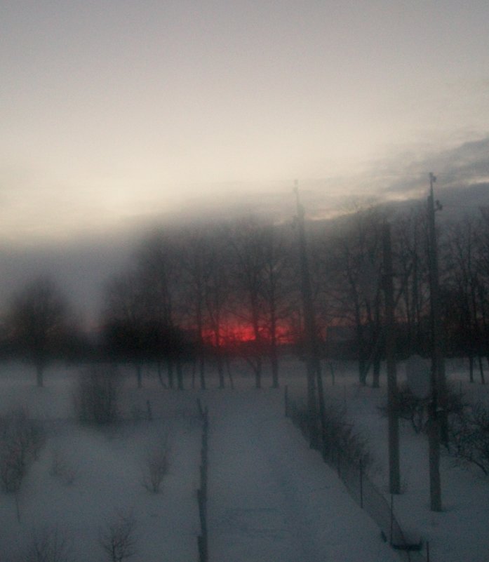 Закат, вид из окна - Николай Филоненко 